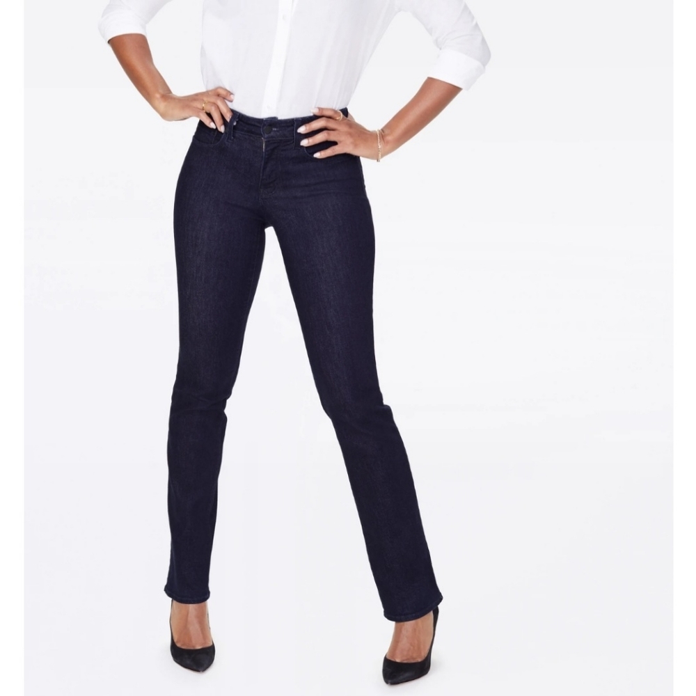 NYDJ Marilyn Straight LiftxTuck TECHNOLOGY Size 10p Women's Jeans